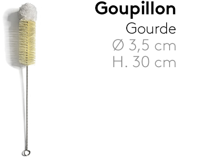  Goupillon Gourde Inox