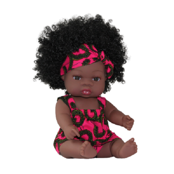 poupee-afro-cheveux-longs-frises-alma-ascaris-rose